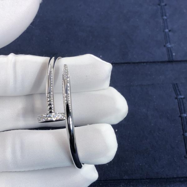 Hot Selling High Quality Fashion Men Women Gift 18k White Gold Car Tier Juste Un Clou Bracelet