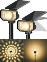 Lumière solaire blanche chaude décorative Lumières solaires 5V