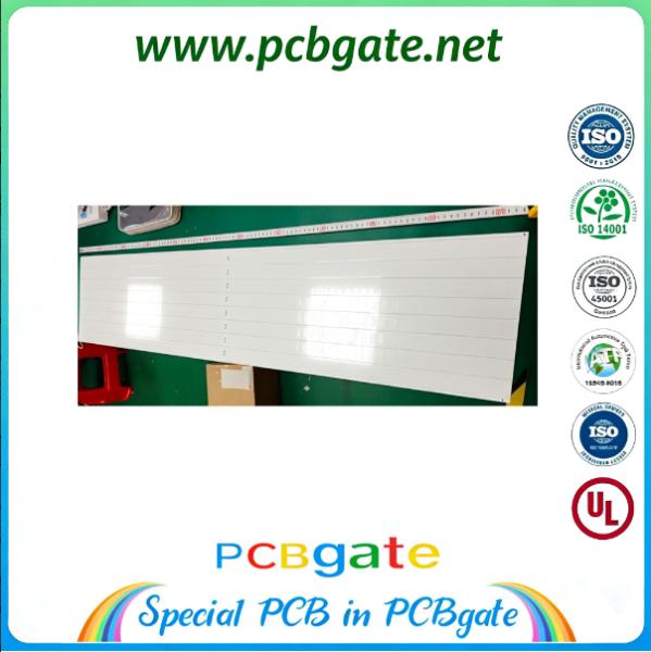 Aluminum LED PCB Board with Lead-Free HASL Surface Finish and High Thermal Conductivity for 0.075mm Ultra-Fine Line Width Applications