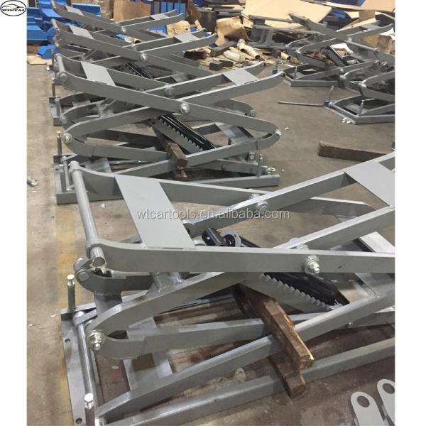 Rampa hidráulica para automóviles con 2.2 kW de potencia del motor y 480 mm de altura de elevación del jack secundario