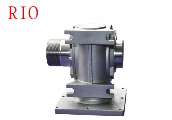 High Torque Small Fountain Gearbox Dn50 , Stainless Steel Worm Reducer Gearbox