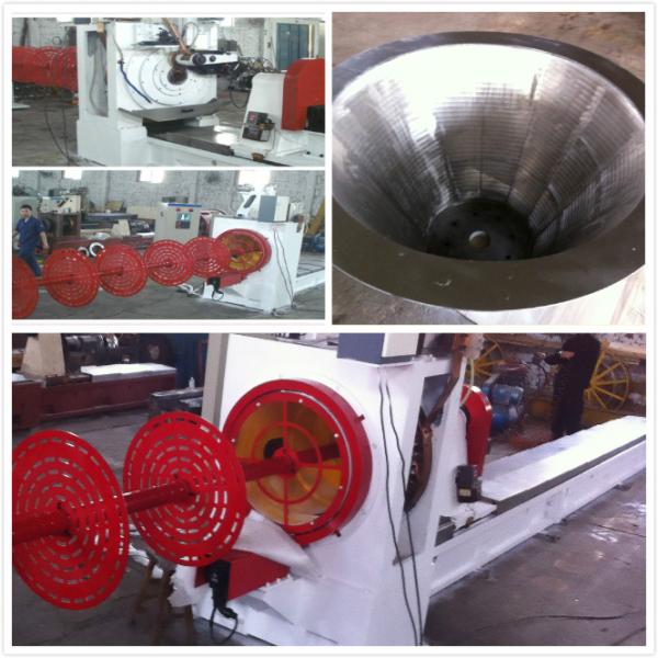 Casting Steel 600 MM Dia Wire Mesh Welding Machine For Wedge Wire Screen Cylinders