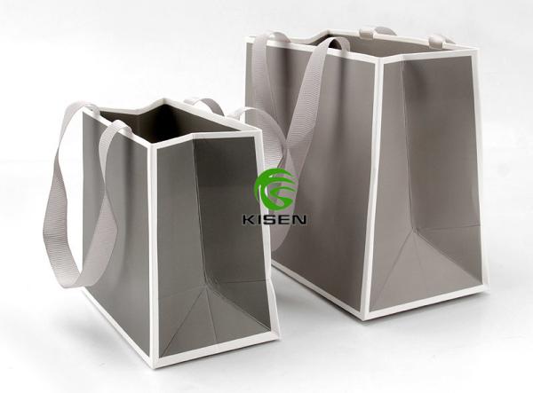 High End Packaging Retail Paper Shopping Bags Portable Customized Logo