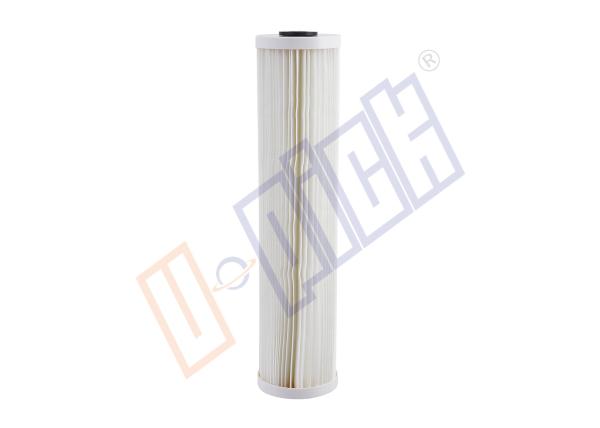 Seal Washer 5 Micron Water Filter Cartridge / 20 Inch PE Pleated Filter Element