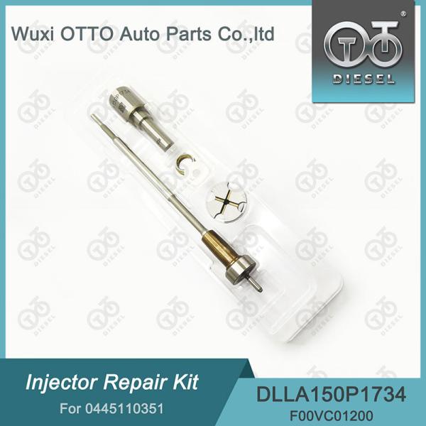 Jogo de reparação do injetor Bosch Para injetores 0445110351 Bocal DLLA150P1734