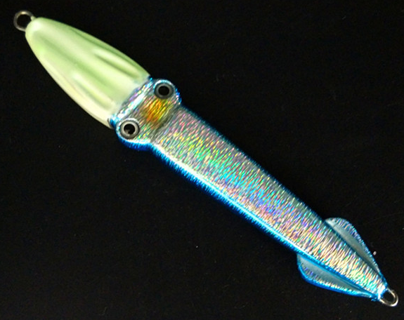 Lead alloy metal squid lure  120g 150g 180g 200g 300g 5colors with luminous