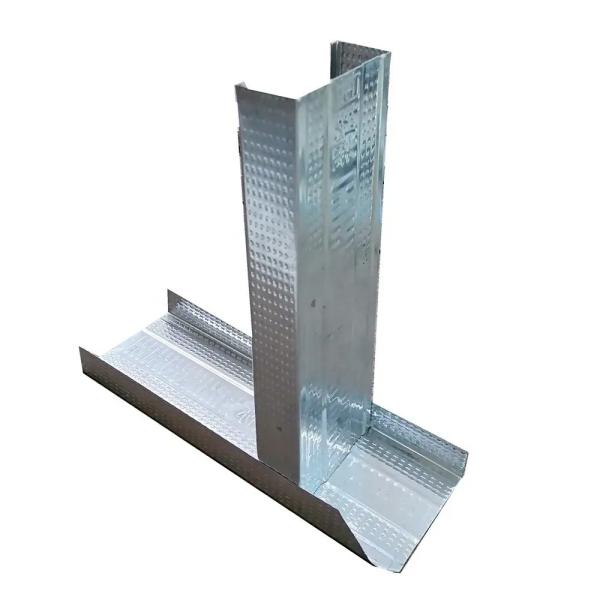 High Strength Galvanized Metal Framing Track 0.6mm Thickness & Corrosion Resistant