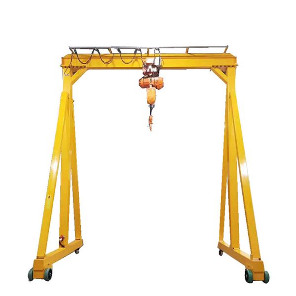 Customer Request Power Supply Portable Electric Mobile Gantry Crane 25 Ton Mini Incorporating Efficiency Feature