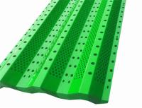 Design High Strength Coking Plant Yard Windbreak Fence Panels  Double Peak Type