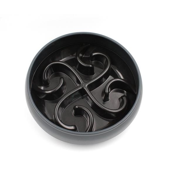 Outward Hound Fun Feeder Slo Bowl 15cm Dog Pet Slow Feeder Large/Black