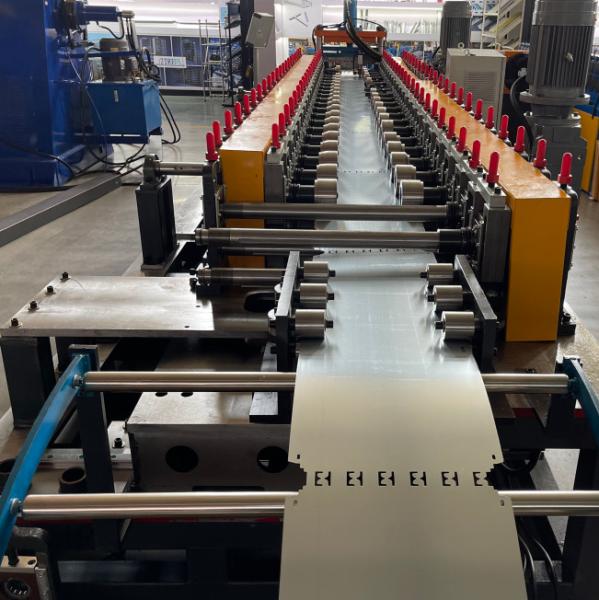 Metal Supermarket Shelf Back Panel Profile Making Machine