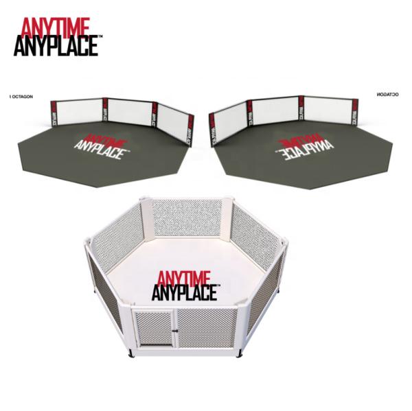 4X4m To 8x8m MMA Floor Cage Heavy Gauge Structural Steel Octagon Fight Cage