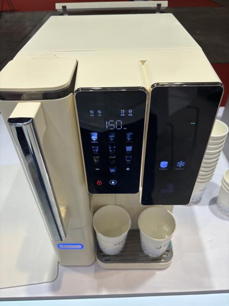 コンパクト卓上ウォーターディスペンサー、製氷機付き、インスタント温冷ドリンク