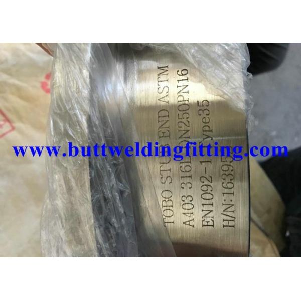 Отполированный обрезанный конец 316Л 317Л СС, холод сформировал обрезанный конец соединения подола