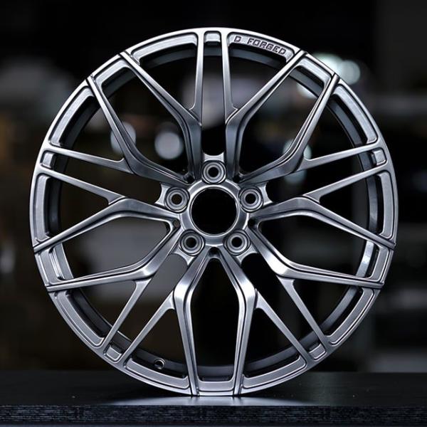 FORGED Concave T6061 Gun ash 5x108 5x112 5x114.3 5x120 piece car alloy wheels 18 19 20 21 22inch suppliers wheels