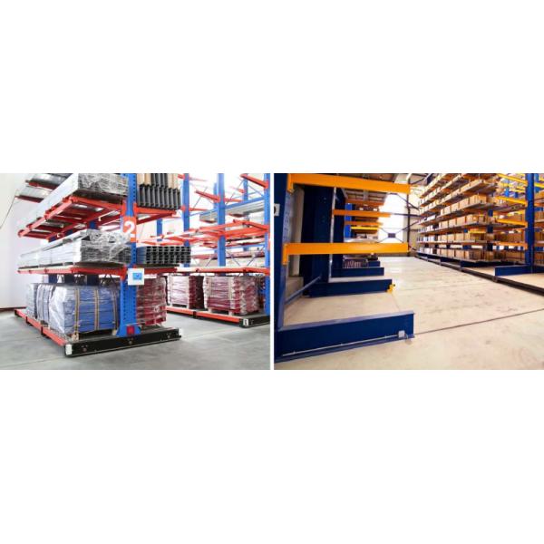 Electric Mobile Pallet Racking  Rail-Guided Electric Mobile Rack Warehouse Storage Rack