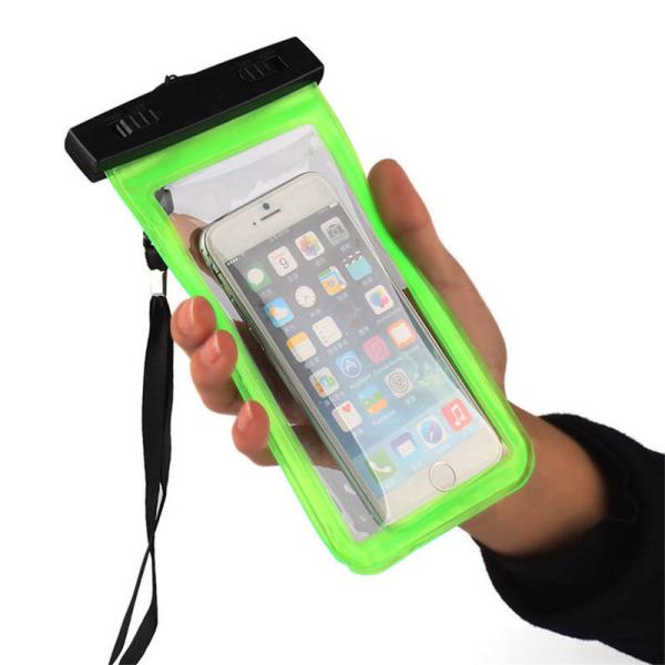 Pink Waterproof Phone Bag PVC Waterproof Phone Pouch Floating Dry Phone Bag
