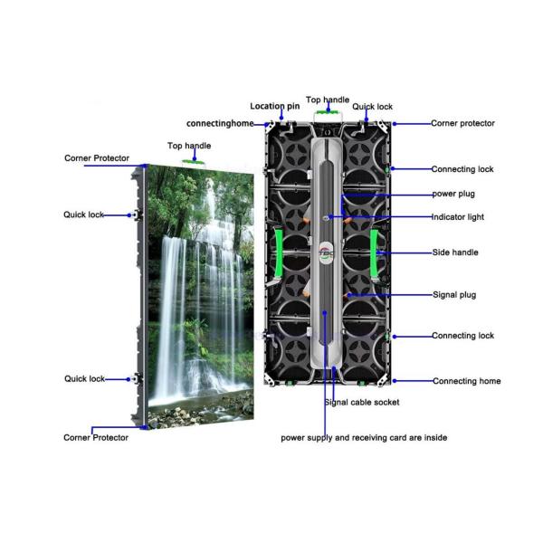 Glory Series 500x500mm Outdoor Rental LED Display
