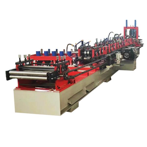 Plc Control System Cz Purlin Machine Cr12mov Cutting Blade 3.5t Weight