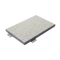 Panel de pared decorativo 3D a prueba de fuego Tratamiento de piedra Hojas de chapa de aluminio