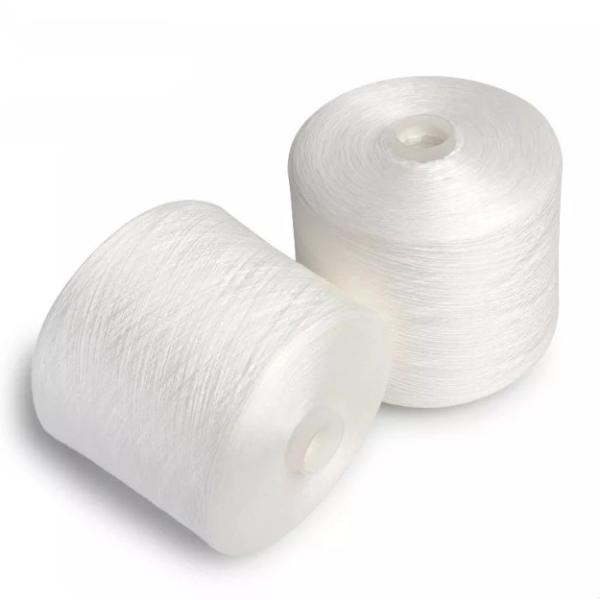 High Quality 60s/2, 60s/3 100% Spun Polyester Yarn For Dresses And Handkerchiefs