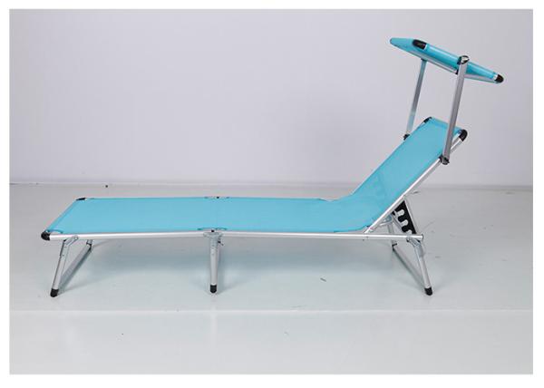 Customized Beach Foldable Sun Lounger With Aluminum Tube Material