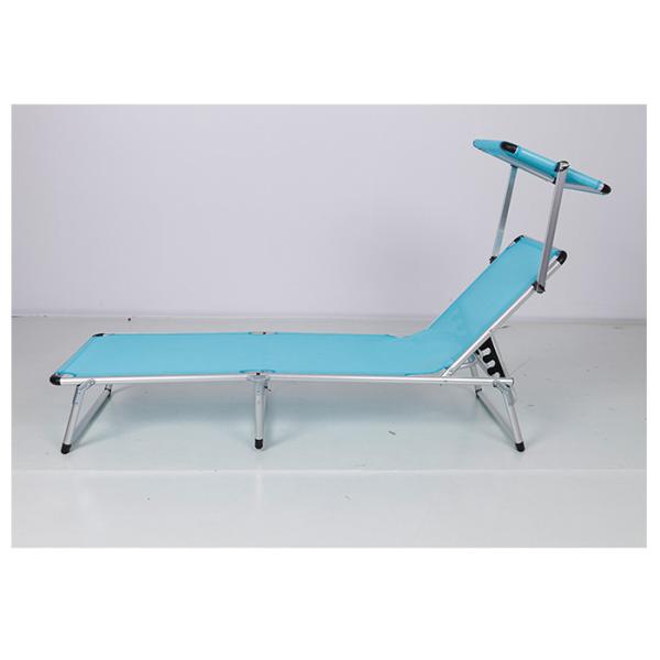 Customized Beach Foldable Sun Lounger With Aluminum Tube Material