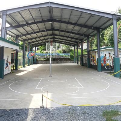 Modern Prefab Metal Roof Trusses , Space Frame Steel Building Basketball Court