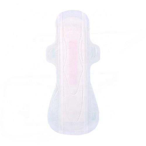 Anti Bacterial 2g Ladies Sanitary Napkins Airlaid Core Winged Cotton