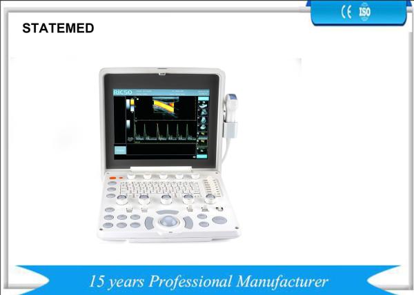 Notebook Type Color Doppler Ultrasound Scanner Usg For Human / Veterinary