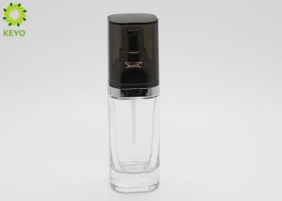 Cosmetic Oil Glass Beauty Containers 40ml Lotion Pump Liquid Foundation Serum Glass Bottle