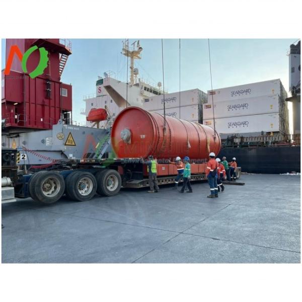 Pyrolysis Oil and Carbon Black from Waste Tires Power Plant for Sustainable Energy