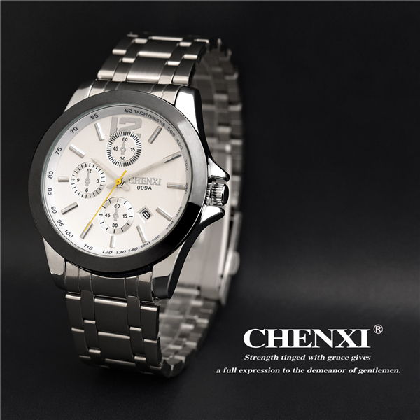 C009A Custom Logo Your Design OEM Service Watches Man Classic Stainless Steel Watches Man