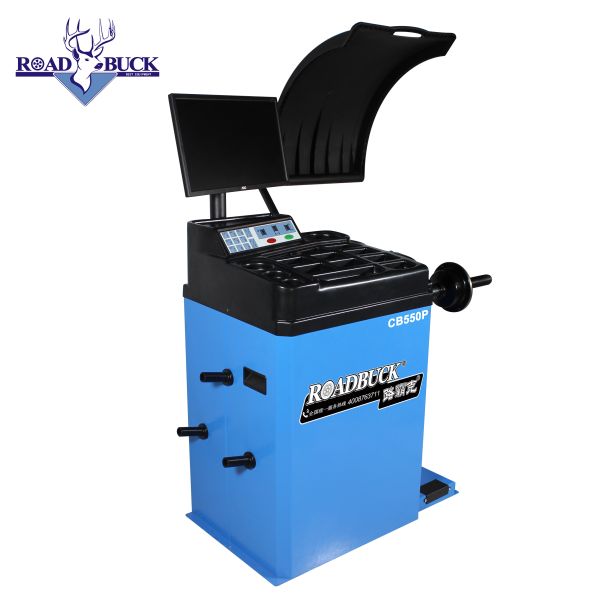 TFT LCD Screen Car Wheel Balancer CB550P Electromagnetic Brake Automotive Tire Balancer