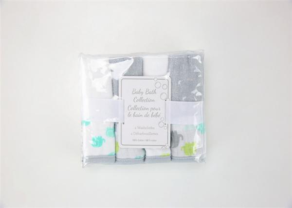 100% Cotton Velour Baby Bath Washcloths 330GSM OEM / ODM Available