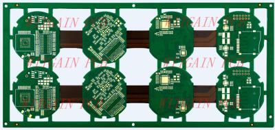 ENIG Rigid Flexible Printed Circuit Board 10 Layer 1.6 MM Board Thickness