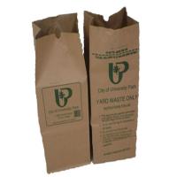 Sacos de papel recicláveis ​​ecologicamente corretos para coleta de jardim