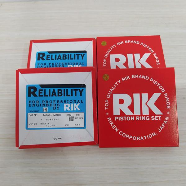 Кольцо поршеня Японии RIK 6D31 4D31 для набора Мицубиси отстраиванного заново экскаватором