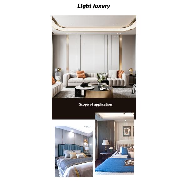 Jinhengsteel Wall Decorative Flat Tile Trims Metal Strips Stainless Steel