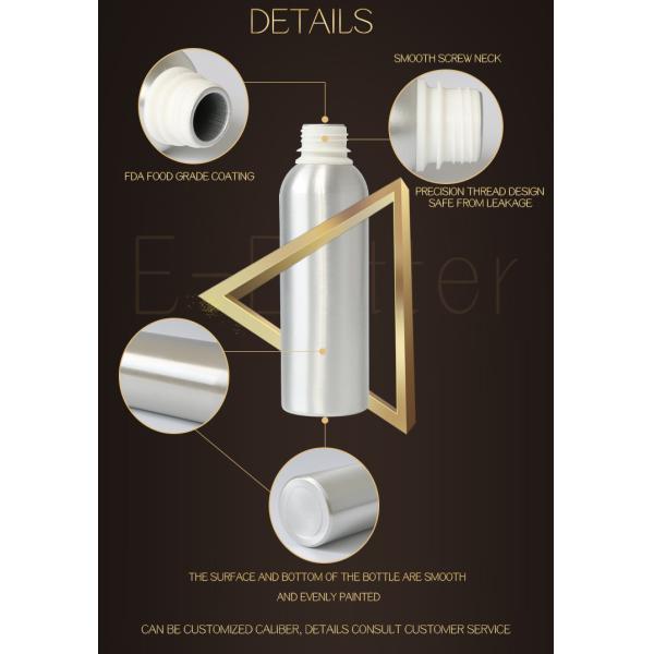 Бутылка напитка 550ml серебряного цвета Recyclable алюминиевая