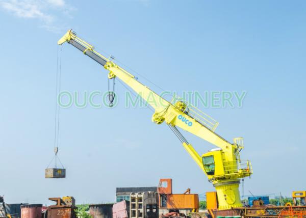 Explosion Proof Offshore Pedestal Telescopic Boom Crane