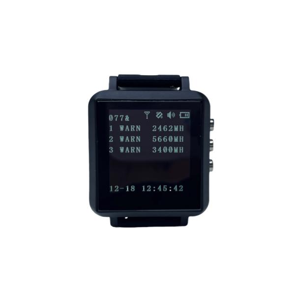 Advanced Portable Drone Detection and Wristband Information Receiving Terminal with Spectrum Sensing Technology