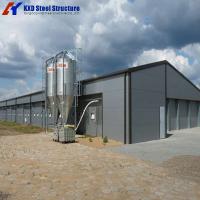 Poultry Farm Chicken Shed Livestock Building House For 10000 Chickens Light Design With Welding Cutting & Bending Services
