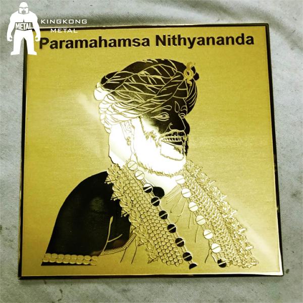 Home Decoration Metal Frame Art , Aluminium Steel Brass Metal Photo Frame