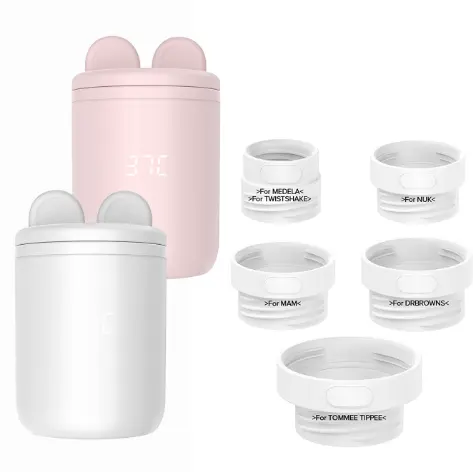 N1s Bouteille de lait pour bébé chauffe-eau USB rechargeable Bouteille de lait portable chauffe-eau pour bébé