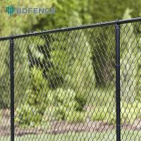 Green Coated 4 Ft X 100 Ft Chain Link Fence Landscape Blending