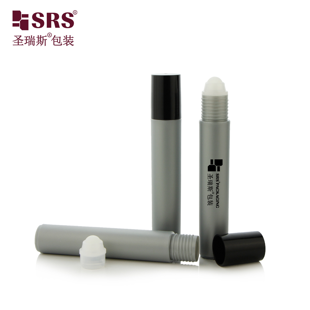 15ml Custom Printed PP Plastic Roller Bottle Empty Roll On Container for Perfume Essential Oil Cosmetic Brand Production