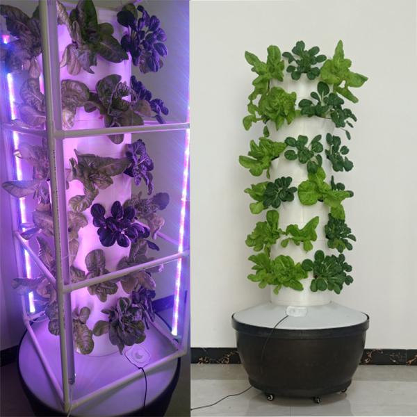 Hydroponics System vegetable Vertical Grow Tower Strawberry Vertical Gardening Tower Pots