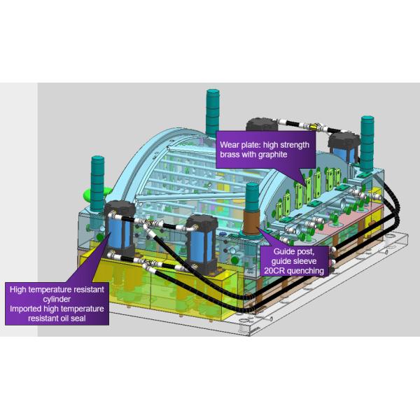 Metal SMC Compression Molding Fan Cover Mold 100K-500K Shots