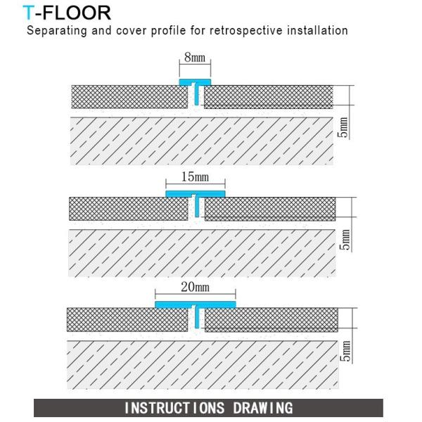 V калибровал покрытое золотое размера отделки T6 x 2048mm внешней нержавеющей стали кафельное